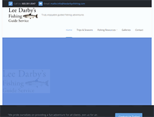 Tablet Screenshot of leedarbysfishing.com